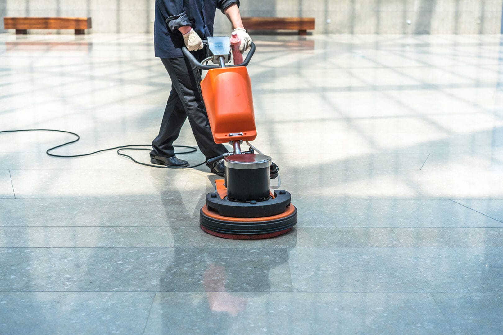 Vinyl Floor Cleaning