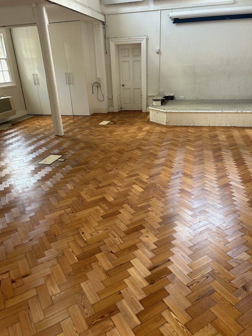 Linton-Free-Church-Pine-Parquet-floor-restoartion-project-art-of-clean-cambridg